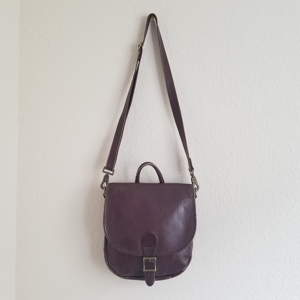 Vintage HOBO INTERNATIONAL Leather Saddlebag